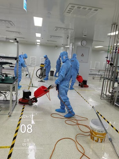 萬級潔凈室ESD地板防靜電維護